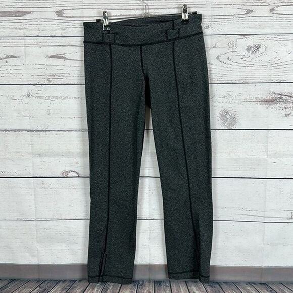 Lululemon Leggings Womens 6 Gray Belt it Out Stretch Midrise Casual Athleisure - Picture 3 of 10